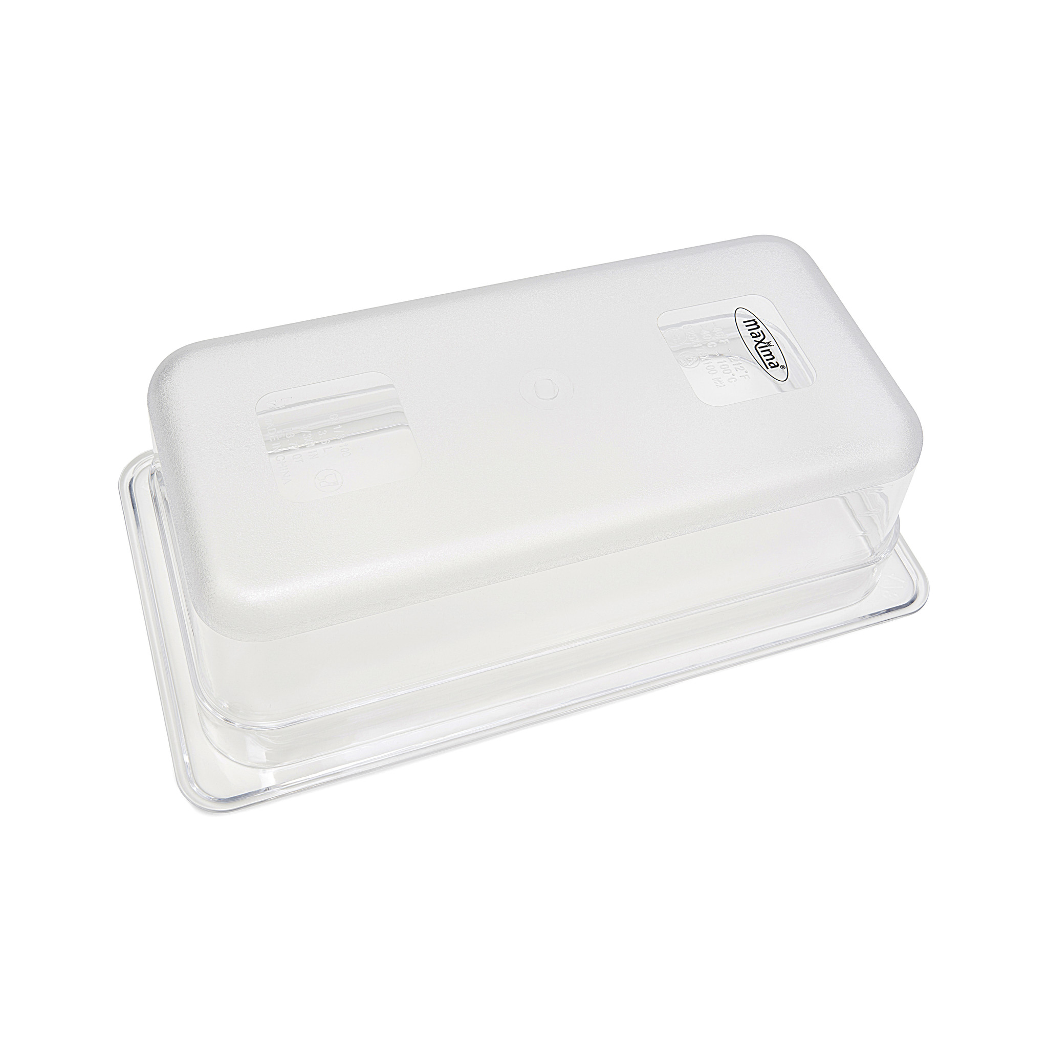 Gastronorm-konteiner 1/3 GN - 10cm sügavus - 32,5 x 17,6 cm - Polükarbonaat - Image 2