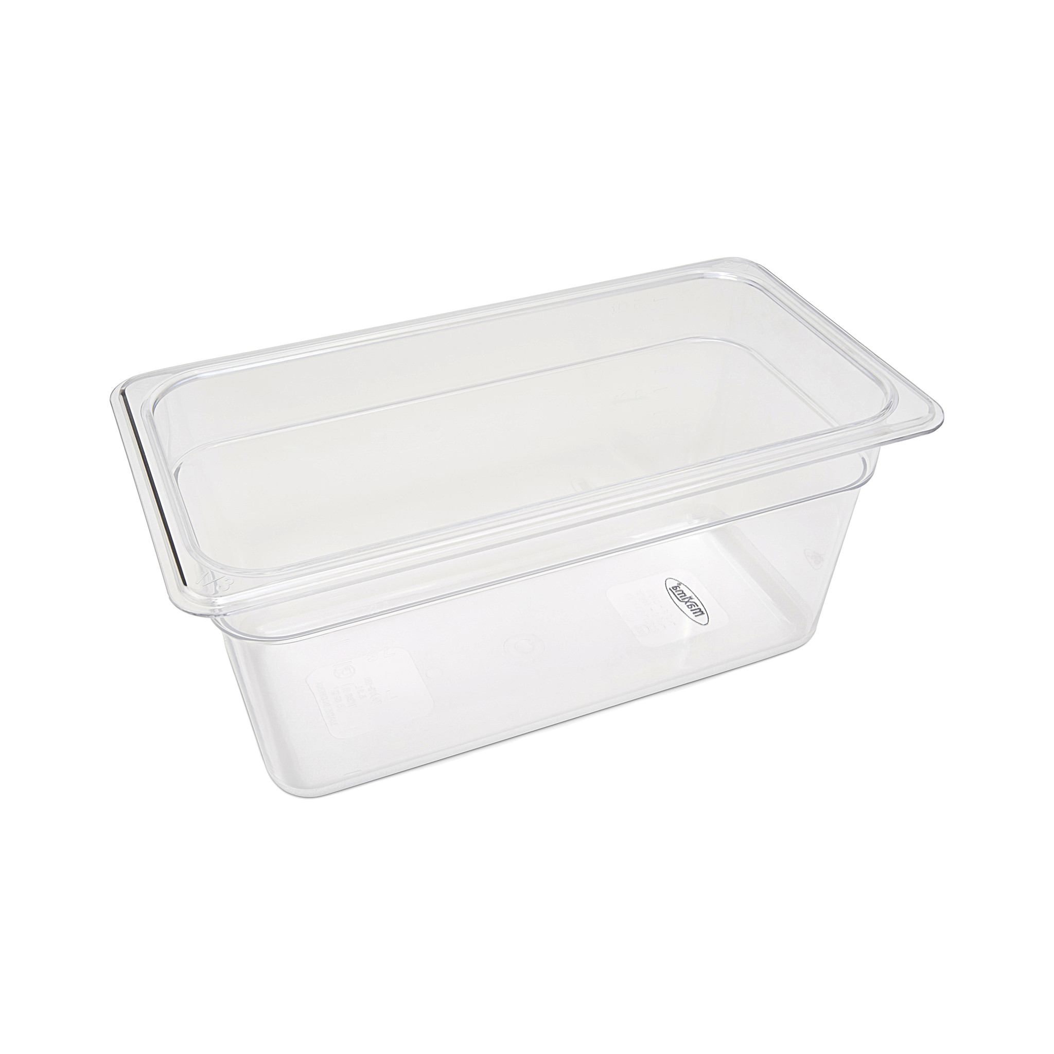 Gastronorm-konteiner 1/3 GN - 15cm sügav - 32,5 x 17,6 cm - Polükarbonaat