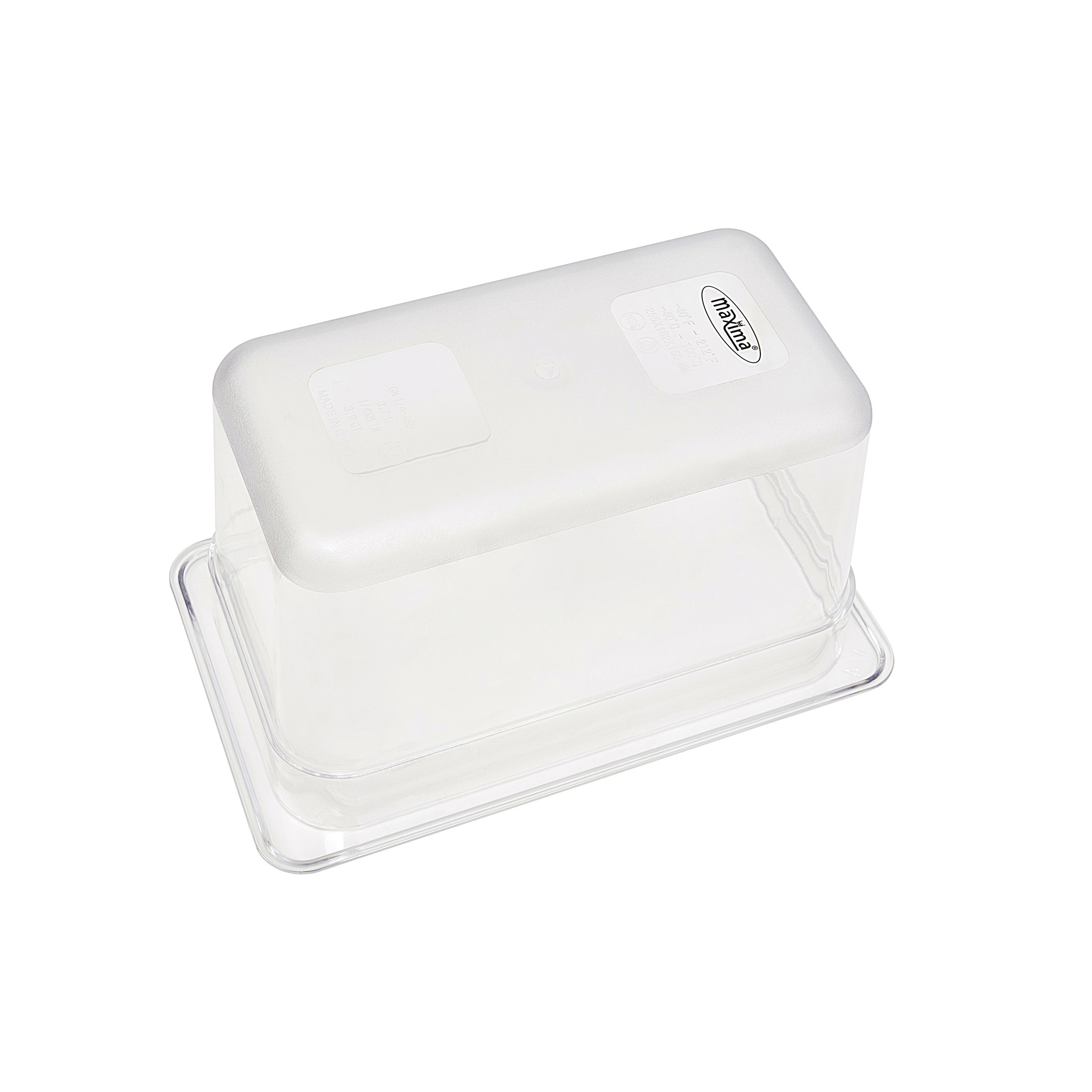 Gastronorm konteiner 1/4 GN - 15cm sügav - 26,5 x 16,2 cm - Polükarbonaat - Image 2
