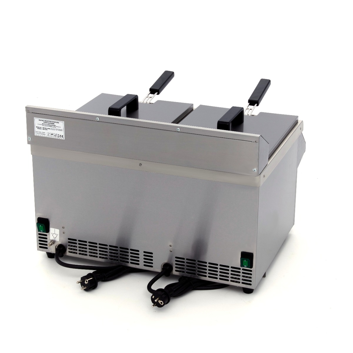 Fritüür 2 x 8L tühjenduskraaniga - induktsioon - topelt korviga - Image 4