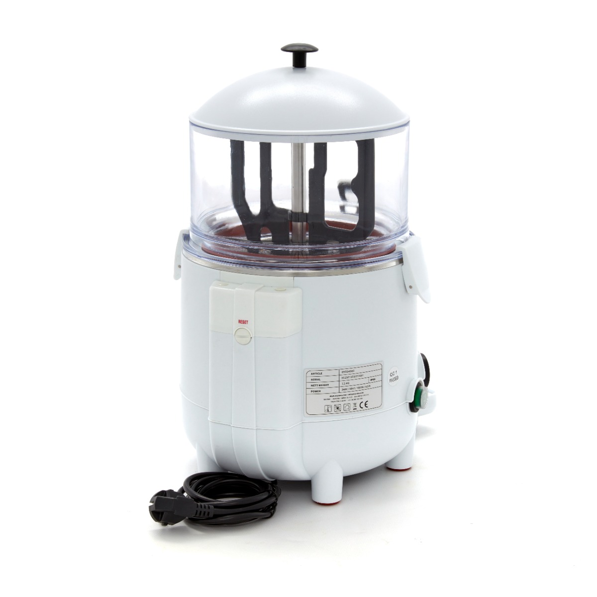 Kuuma šokolaadi dosaator - 5L - valge - Image 4