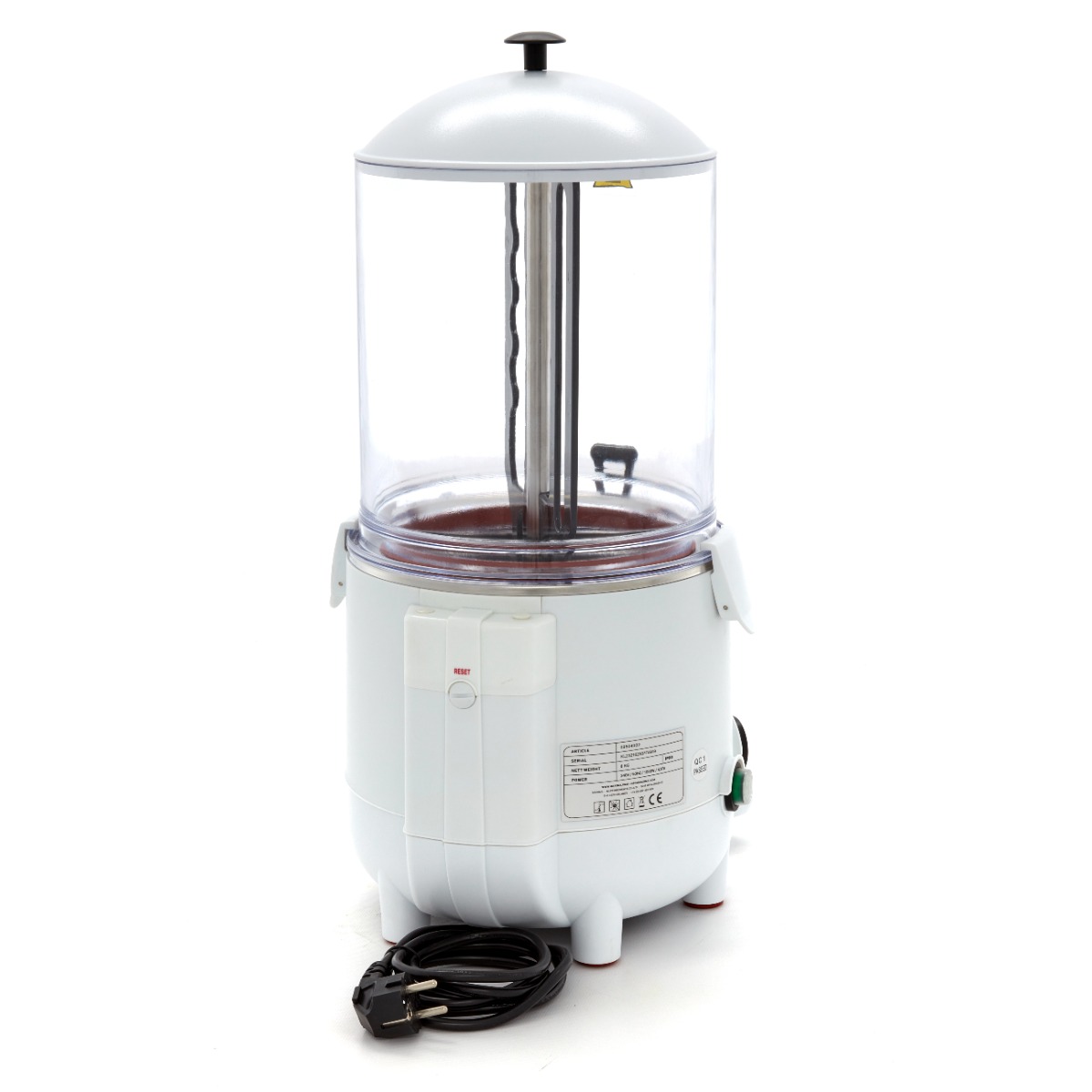 Kuuma šokolaadi dosaator - 10L - valge - Image 4