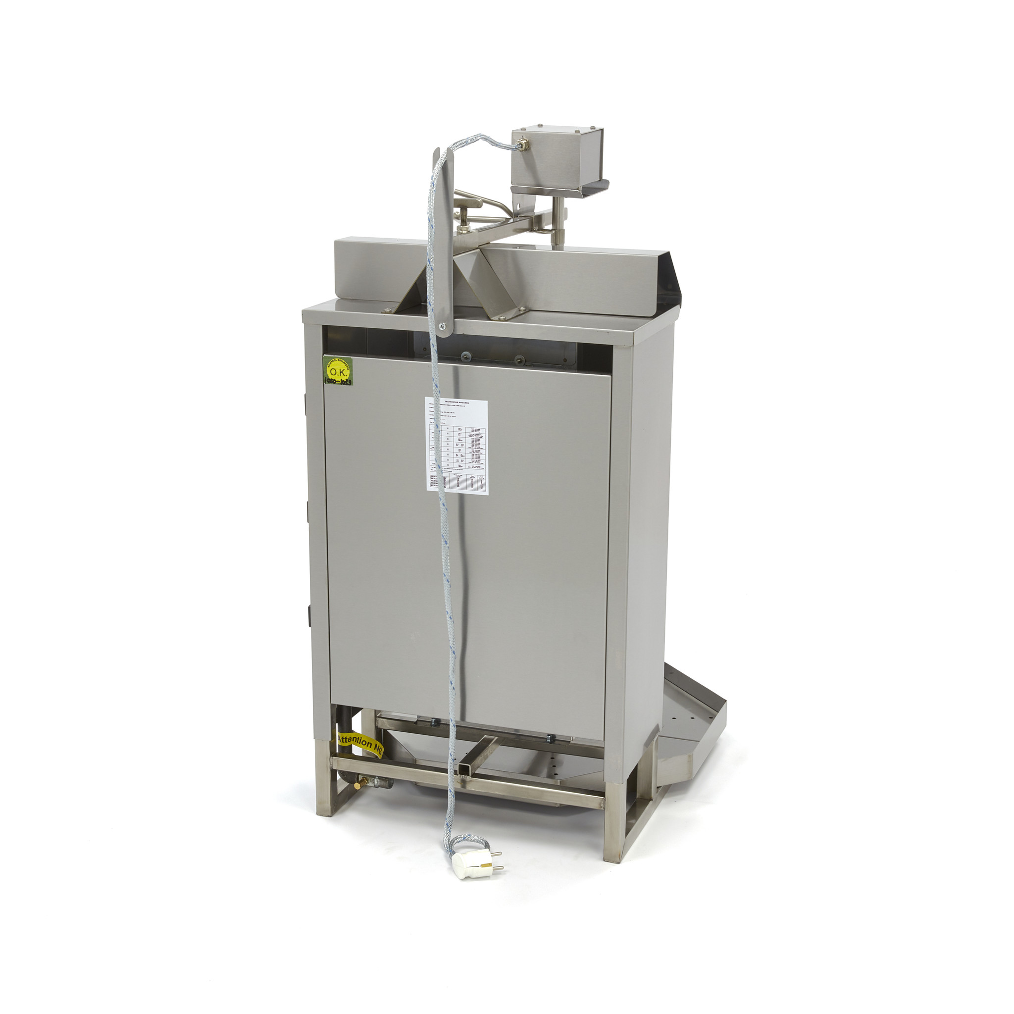 Kebabgrill gaasiga - 3 põletit - 30kg liha - Image 4