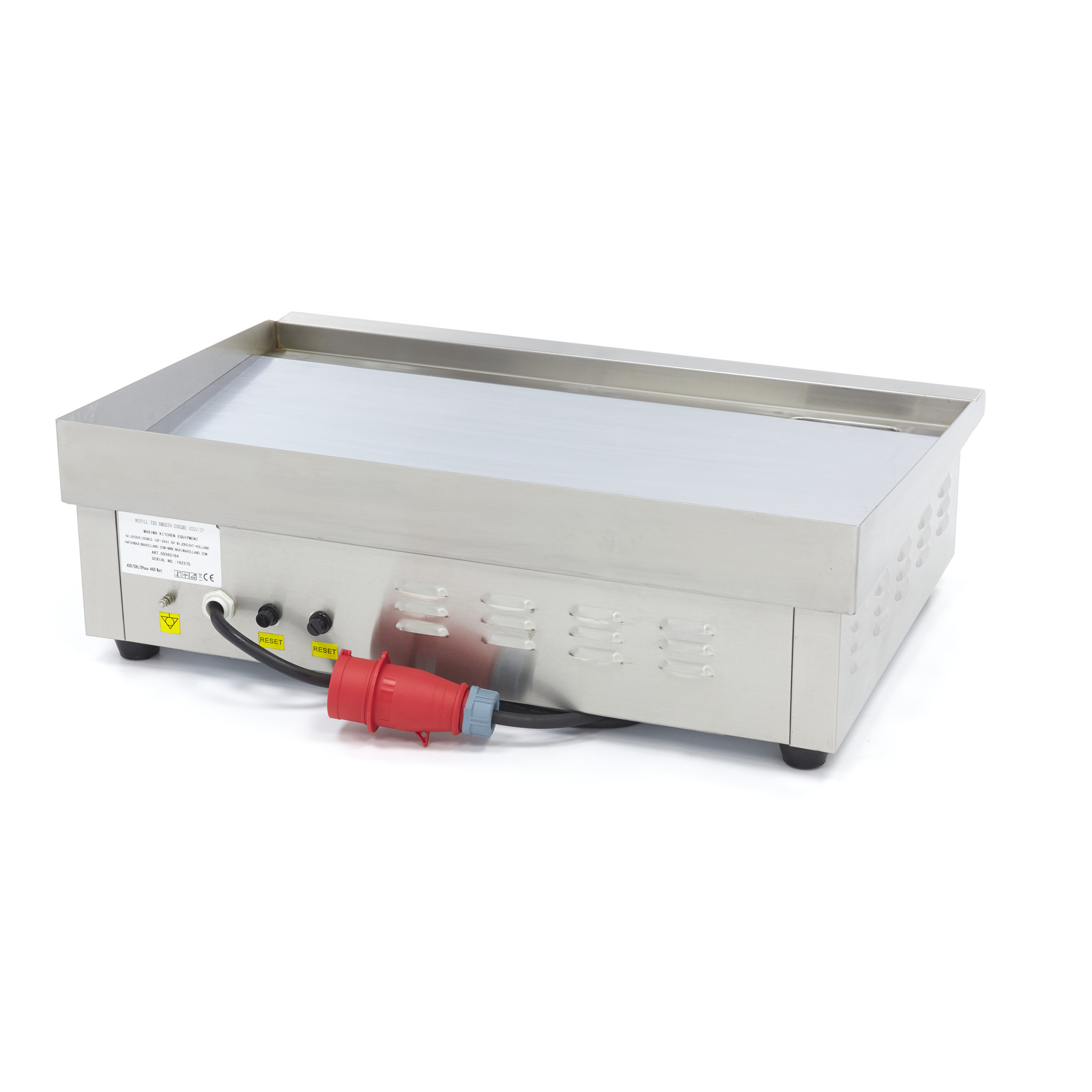 Grillplaat sile 73cm - kroomitud plaat - 400V - Image 4