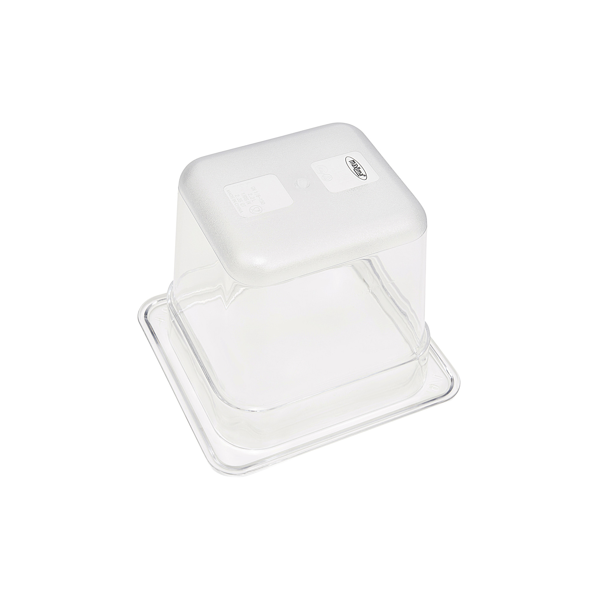 Gastronorm konteiner 1/6 GN - 15cm sügav - 17,6 x 16,2 cm - Polükarbonaat - Image 2