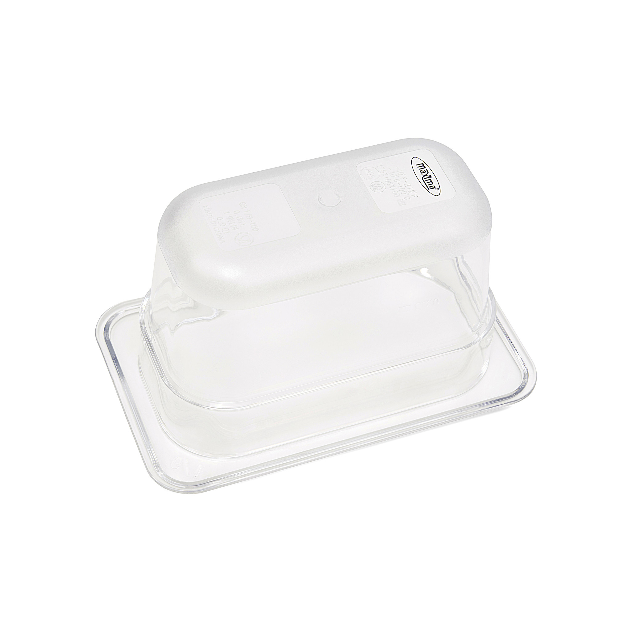 Gastronorm konteiner 1/9 GN - 10cm sügavus - 17,6 x 10,8 cm - Polükarbonaat - Image 2