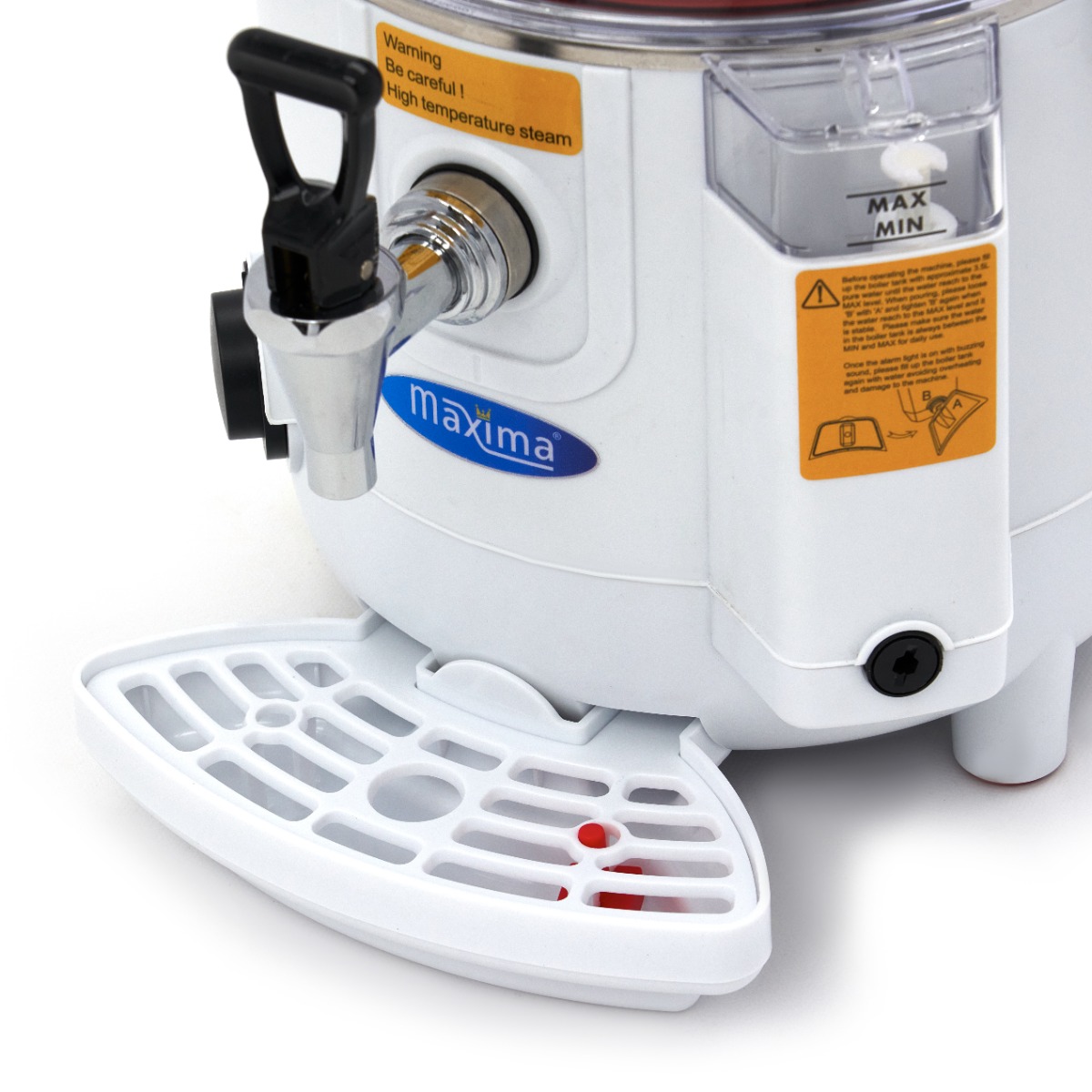 Kuuma šokolaadi dosaator - 5L - valge - Image 12
