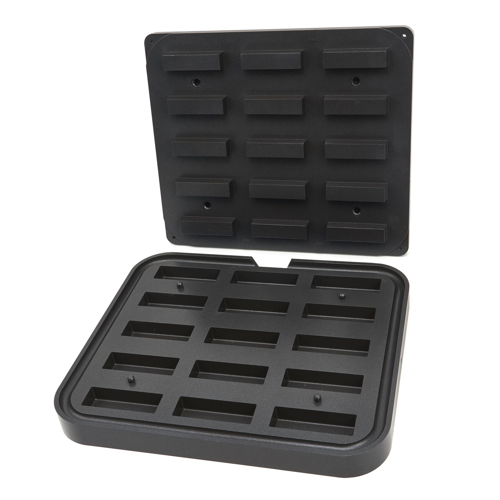 Tordipõhja vorm - ristkülikukujuline - 90x30/85x26 mm - 15 tk