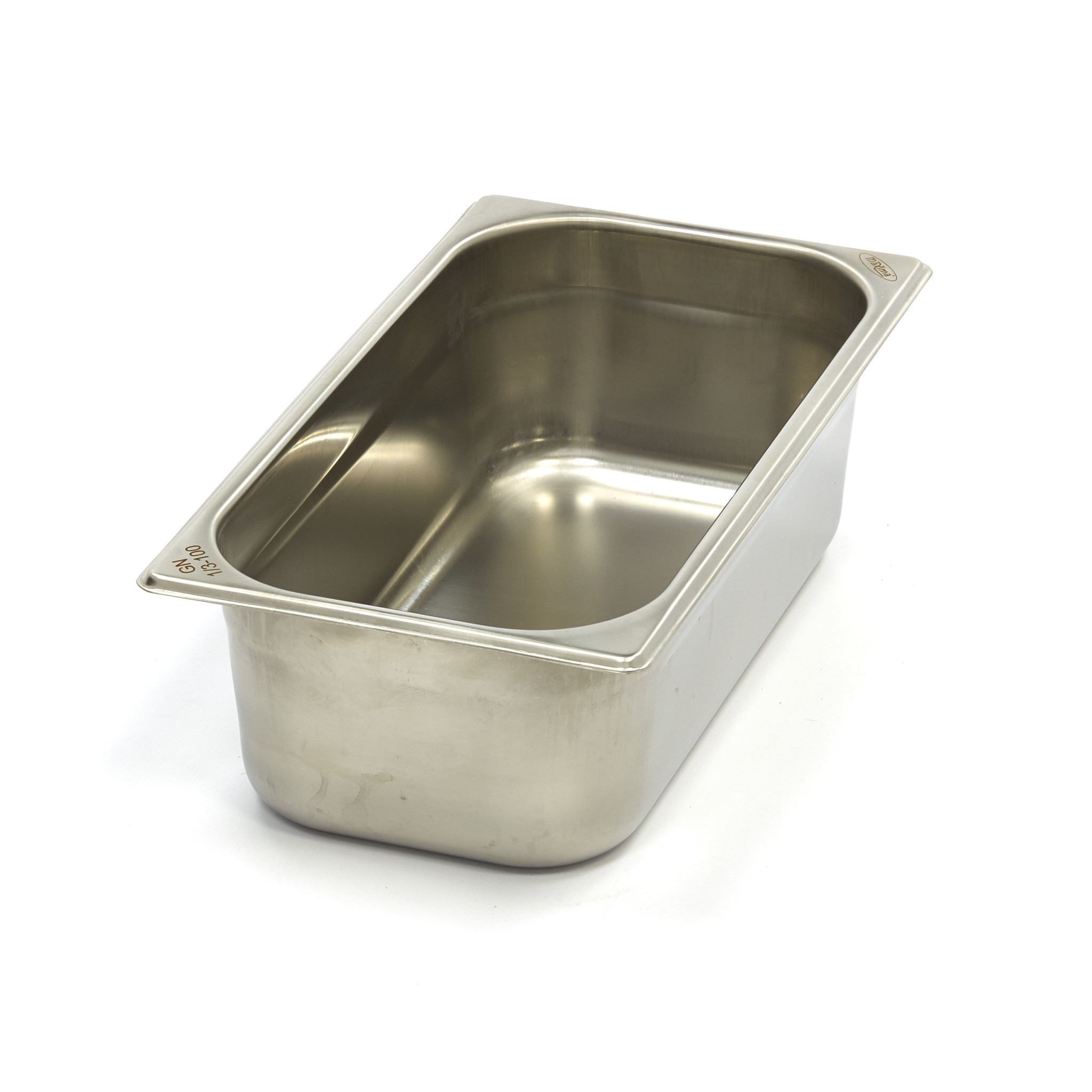 Gastronormkonteiner 1/3 GN - 10cm sügavus - 32,5 x 17,6cm - roostevaba teras