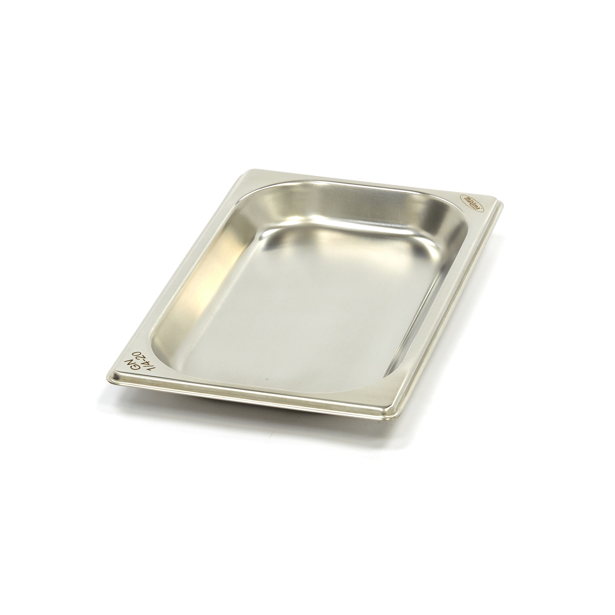Gastronormkonteiner 1/4 GN - 2cm sügavus - 26,5 x 16,2cm - roostevaba teras