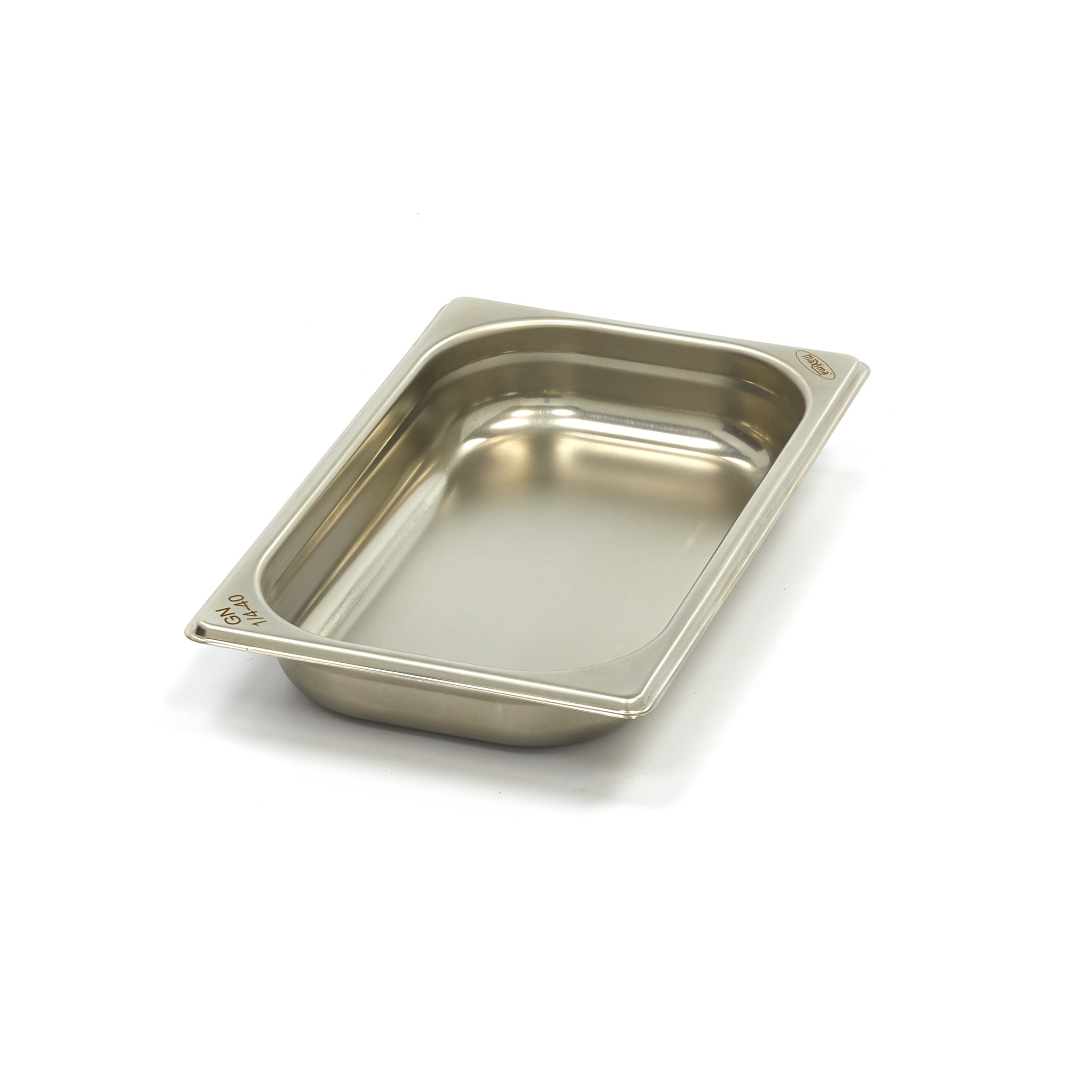 Gastronormkonteiner 1/4 GN - 4cm sügavus - 26,5 x 16,2cm - roostevaba teras