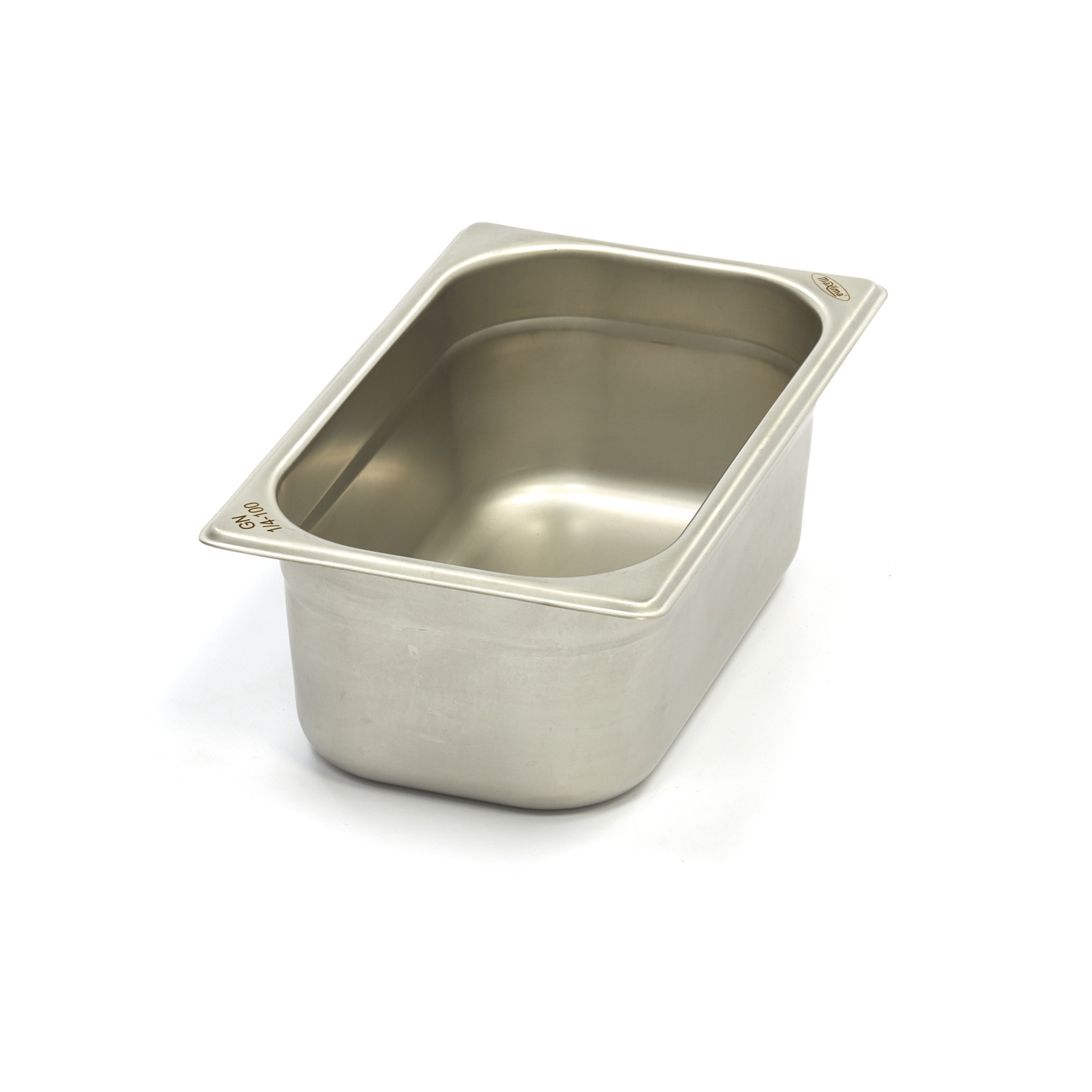 Gastronormkonteiner 1/4 GN - 10cm sügavus - 26,5 x 16,2cm - roostevaba teras