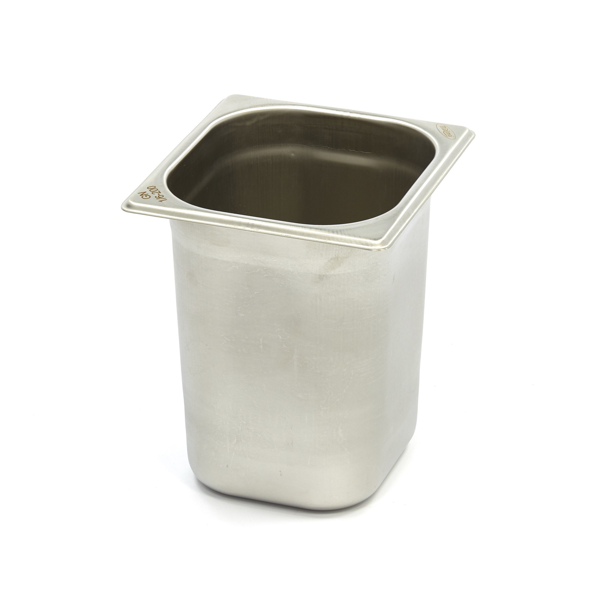 Gastronormkonteiner 1/6 GN - 20cm sügavus - 17,6 x 16,2cm - roostevaba teras