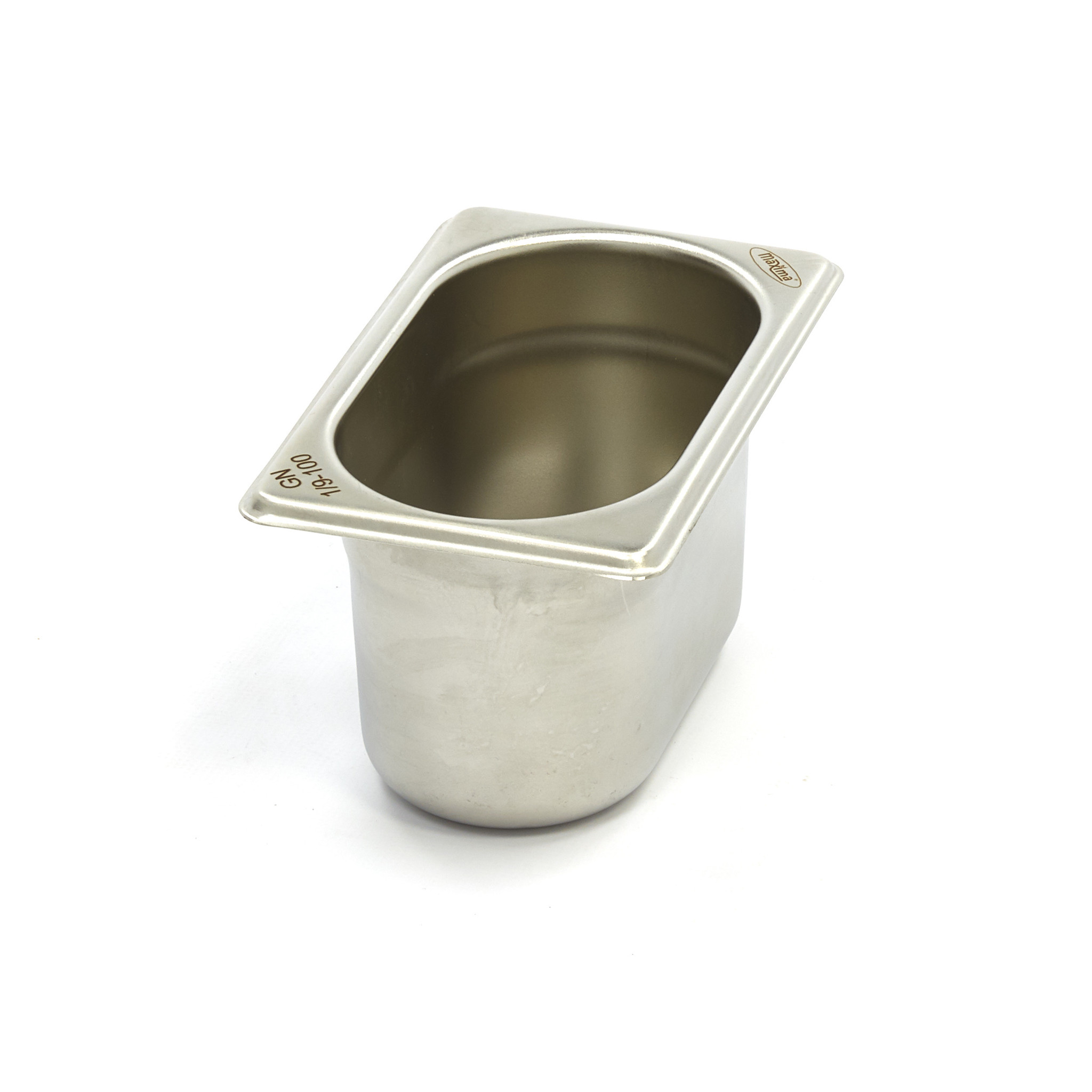 Gastronormkonteiner 1/9 GN - 10cm sügavus - 17,6 x 10,8cm - roostevaba teras