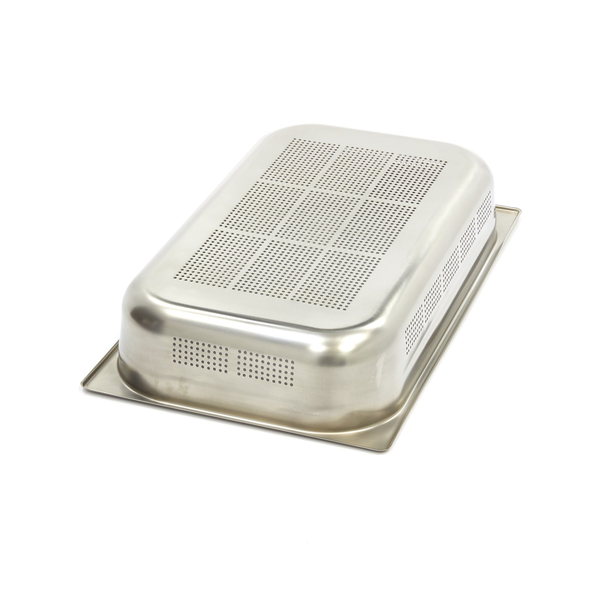Gastronormkonteiner 1/1 GN - perforeeritud - 10cm sügavus - 53 x 32,5cm - roostevaba teras