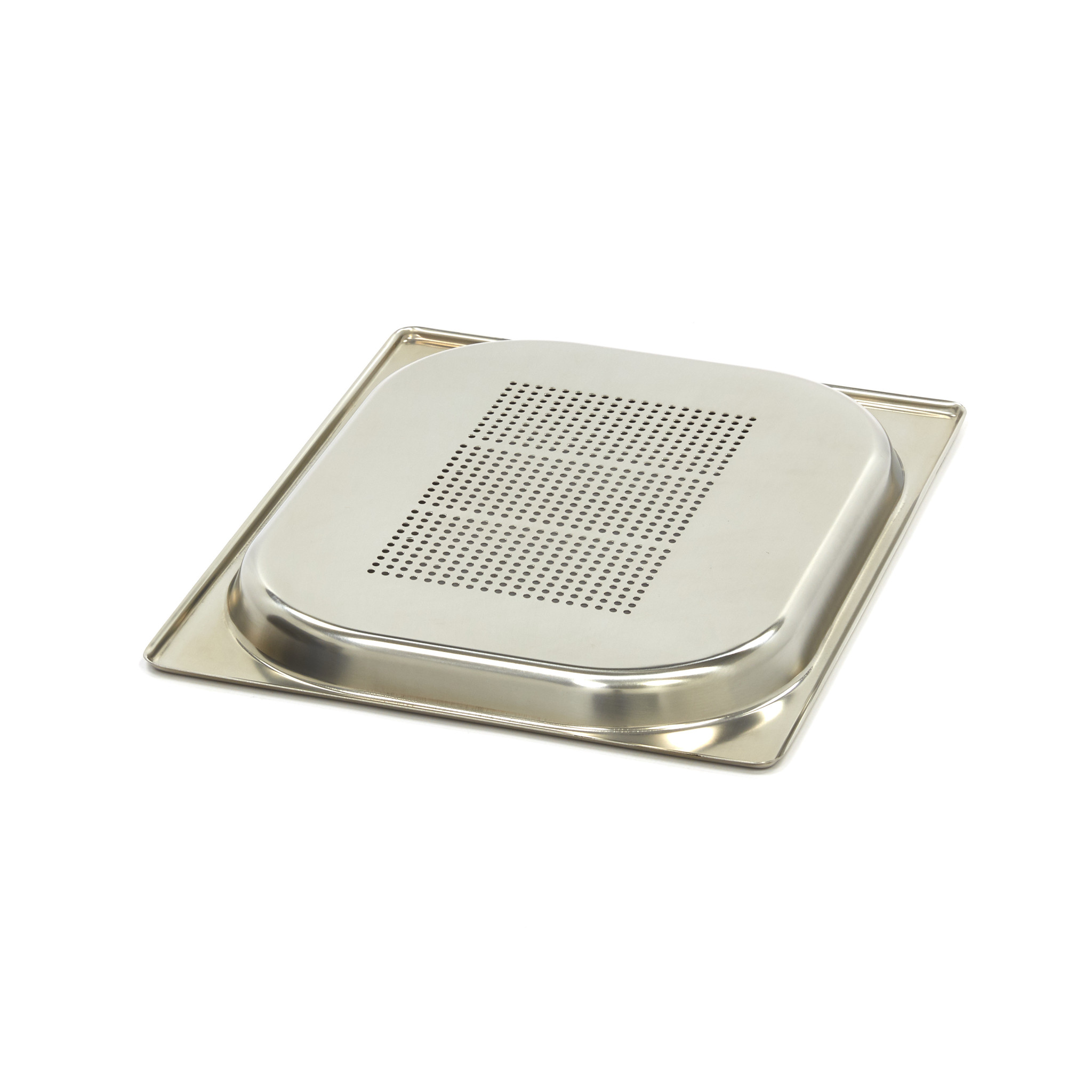 Gastronormkonteiner 1/2 GN perforeeritud - 2cm sügavus - 32,5 x 26,5cm - roostevaba teras