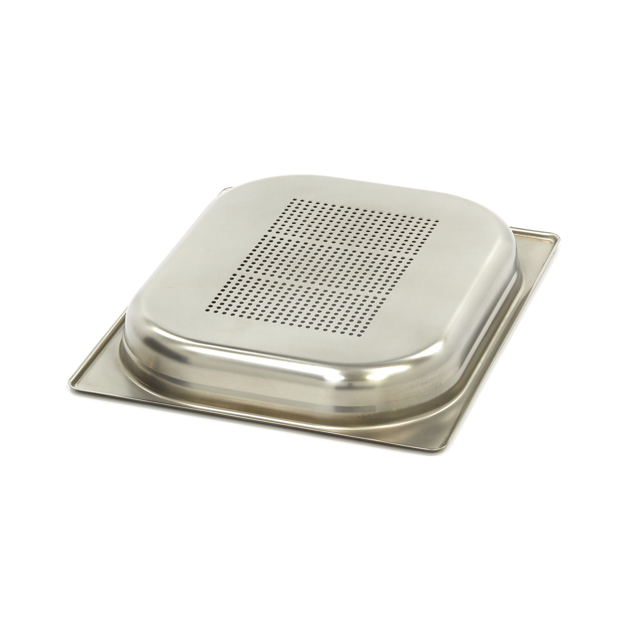 Gastronormkonteiner 1/2 GN - perforeeritud - 4cm sügav - 32,5 x 26,5cm - roostevaba teras