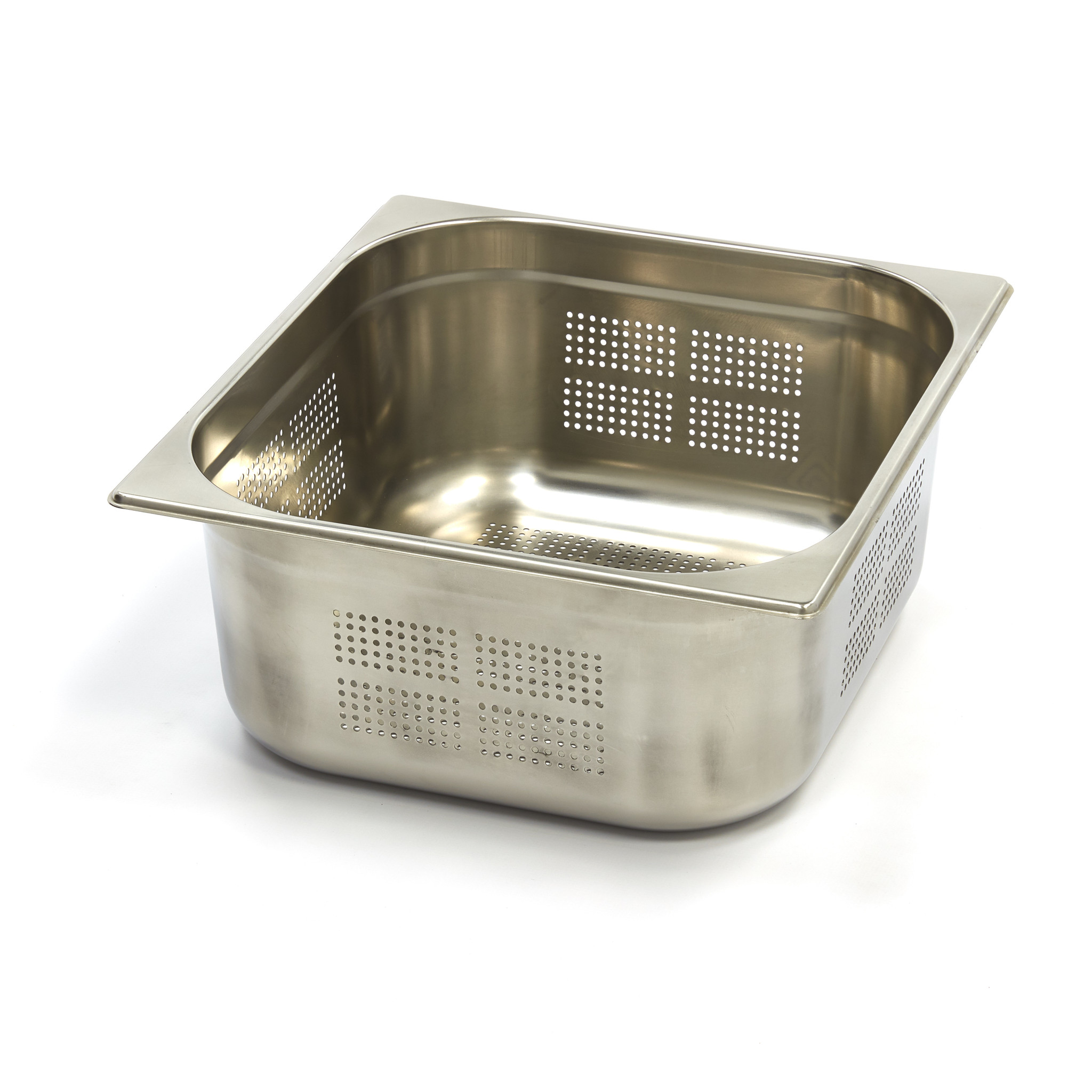 Gastronormkonteiner 2/3 GN - perforeeritud - 15cm sügav - 32,5 x 35,4cm - roostevaba teras