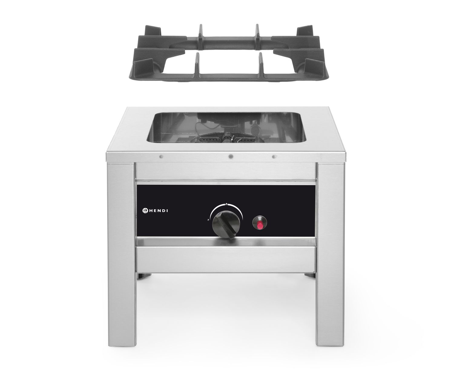 Jalgadel gaasipliit, HENDI, 6,7kW, 425x425x(H)400mm