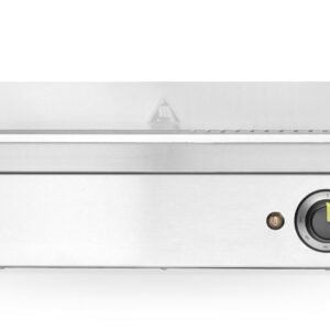 Plaatgrill pooleldi rihveldatud, HENDI, Kitchen Line, 230V/2400W, 527x404x(H)233mm