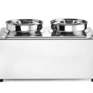 Komplekt: Bain-marie Ranger + 2x 4L konteiner koos kaanega, HENDI, GN (H)150mm, 8L, 230V/1000W, 604x332x(H)315mm