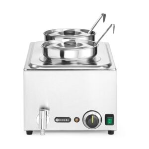 Komplekt: Bain-marie Ranger + 2x 4L konteiner koos kaanega, HENDI, GN (H)150mm, 8L, 230V/1000W, 604x332x(H)315mm