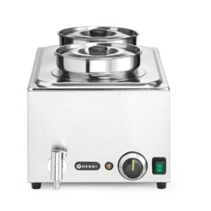 Komplekt: Bain-marie Ranger + 2x 4L konteiner koos kaanega, HENDI, GN (H)150mm, 8L, 230V/1000W, 604x332x(H)315mm