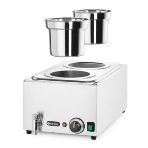 Komplekt: Bain-marie Ranger + 2x 4L konteiner koos kaanega, HENDI, GN (H)150mm, 8L, 230V/1000W, 604x332x(H)315mm