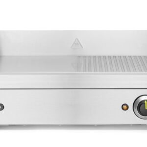 Plaatgrill 1/2 sooneline, HENDI, Profi Line, 230V/2400W, 527x404x(H)233mm