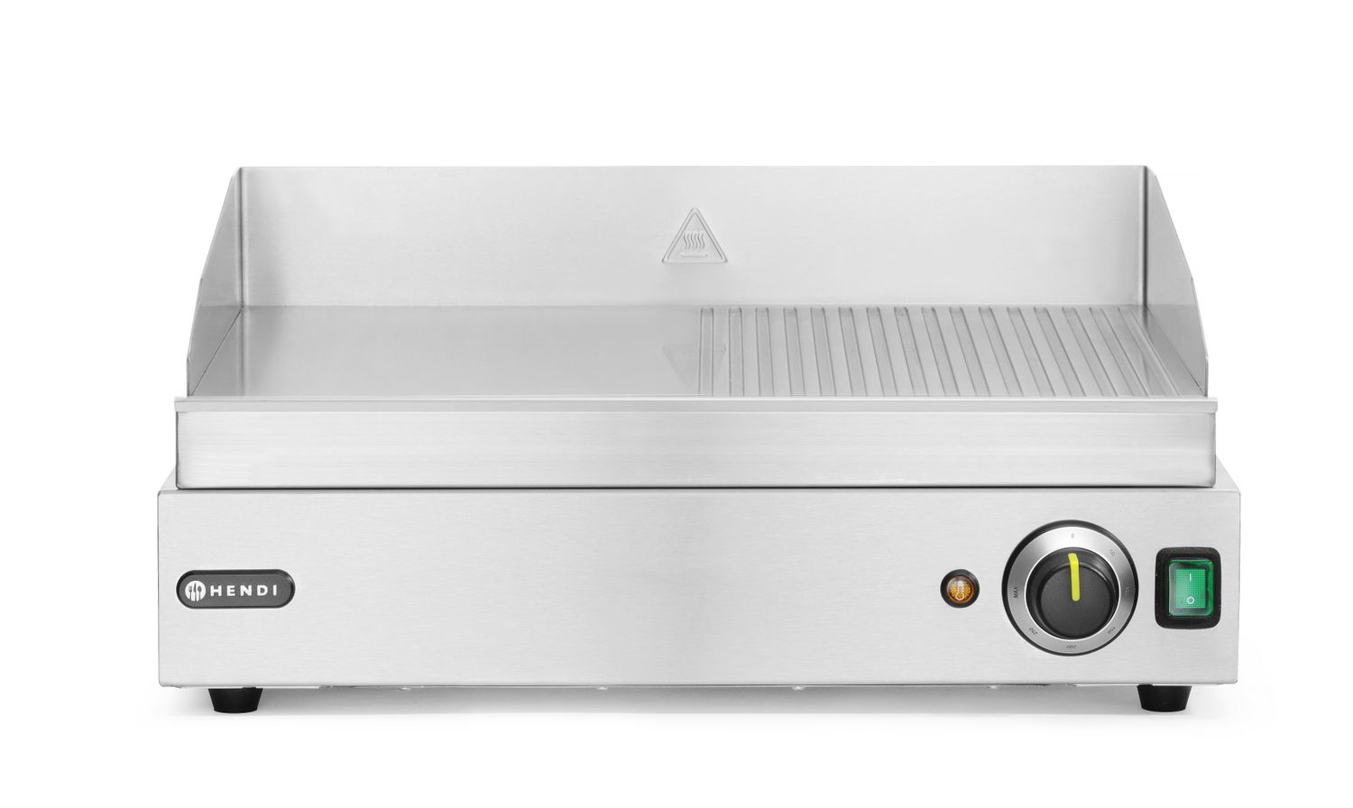 Plaatgrill 1/2 sooneline, HENDI, Profi Line, 230V/2400W, 527x404x(H)233mm