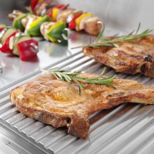 Plaatgrill 1/2 sooneline, HENDI, Profi Line, 230V/2400W, 527x404x(H)233mm
