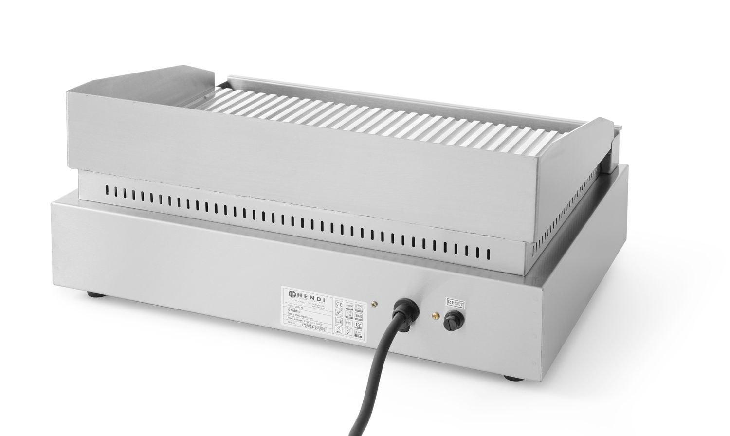 Plaatgrill sooneline, HENDI, Profi Line, 230V/2400W, 527x404x(H)233mm - Image 4