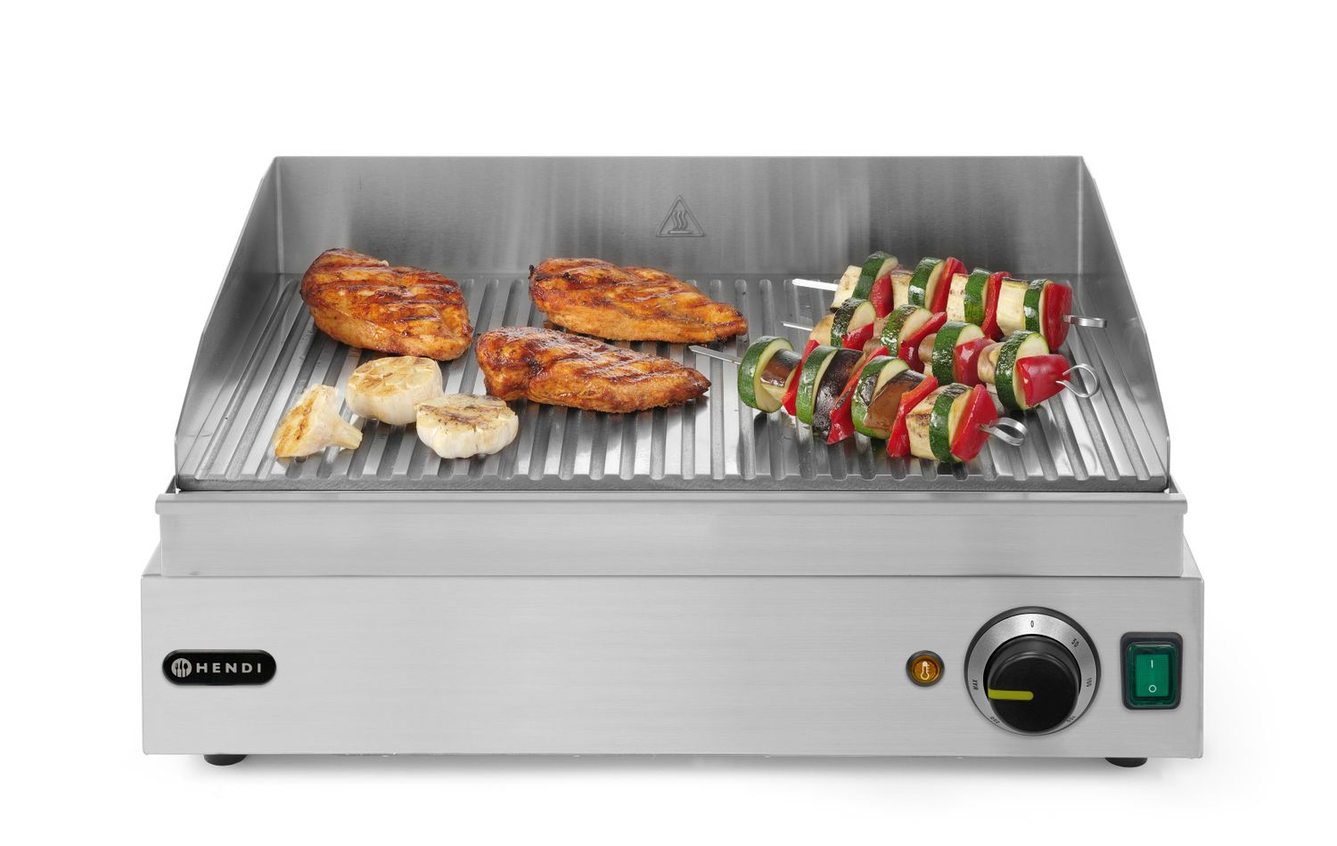 Plaatgrill sooneline, HENDI, Profi Line, 230V/2400W, 527x404x(H)233mm