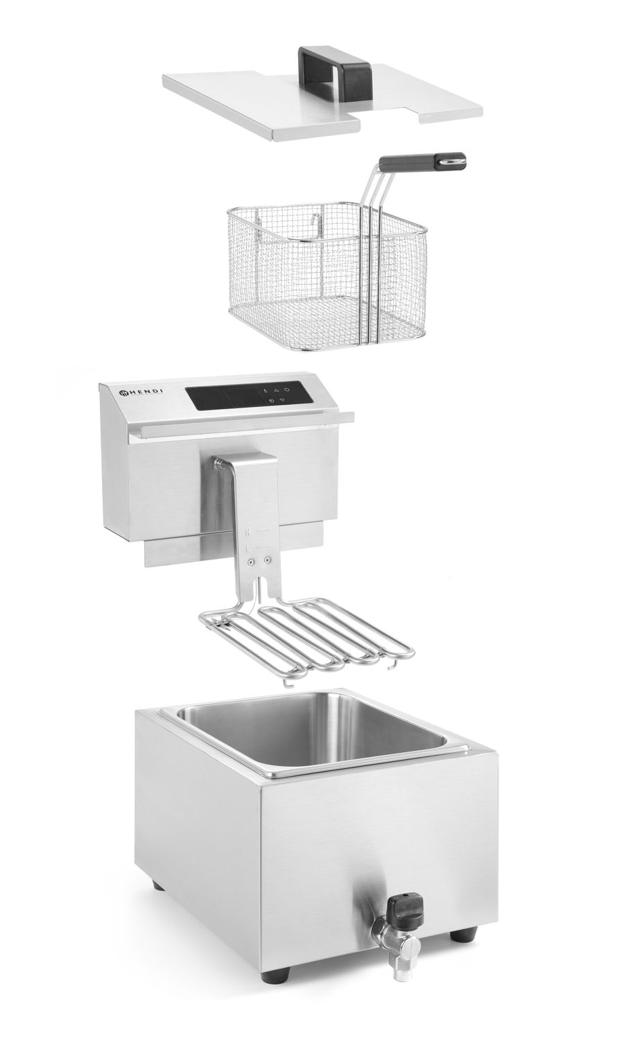 Kraaniga fritüür Profi Line - 8 l, HENDI, Profi Line, 8L, 230V/3500W, 305x515x(H)345mm - Image 5