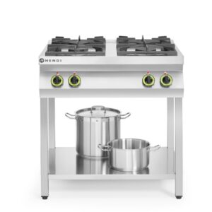 Gas cooker Kitchen Line 4-burner open stand, HENDI, 19kW, 800x700x(H)900mm