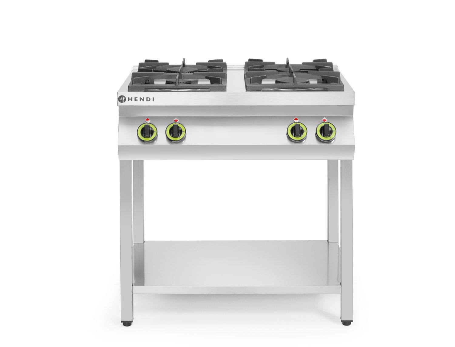 Gas cooker Kitchen Line 4-burner open stand, HENDI, 19kW, 800x700x(H)900mm