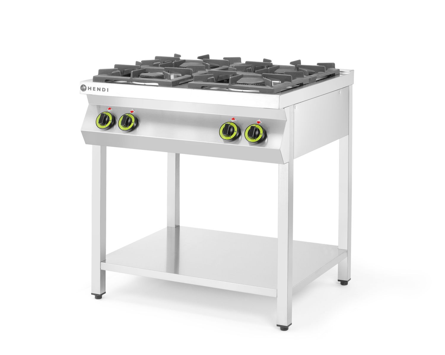 Gas cooker Kitchen Line 4-burner open stand, HENDI, 19kW, 800x700x(H)900mm