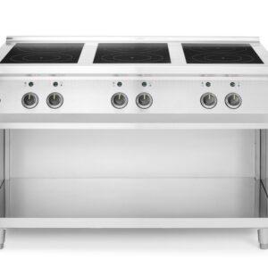 Induktsioonpliit 6 pliidiplaadiga, HENDI, 400V/25500W, 1200x700x(H)890mm