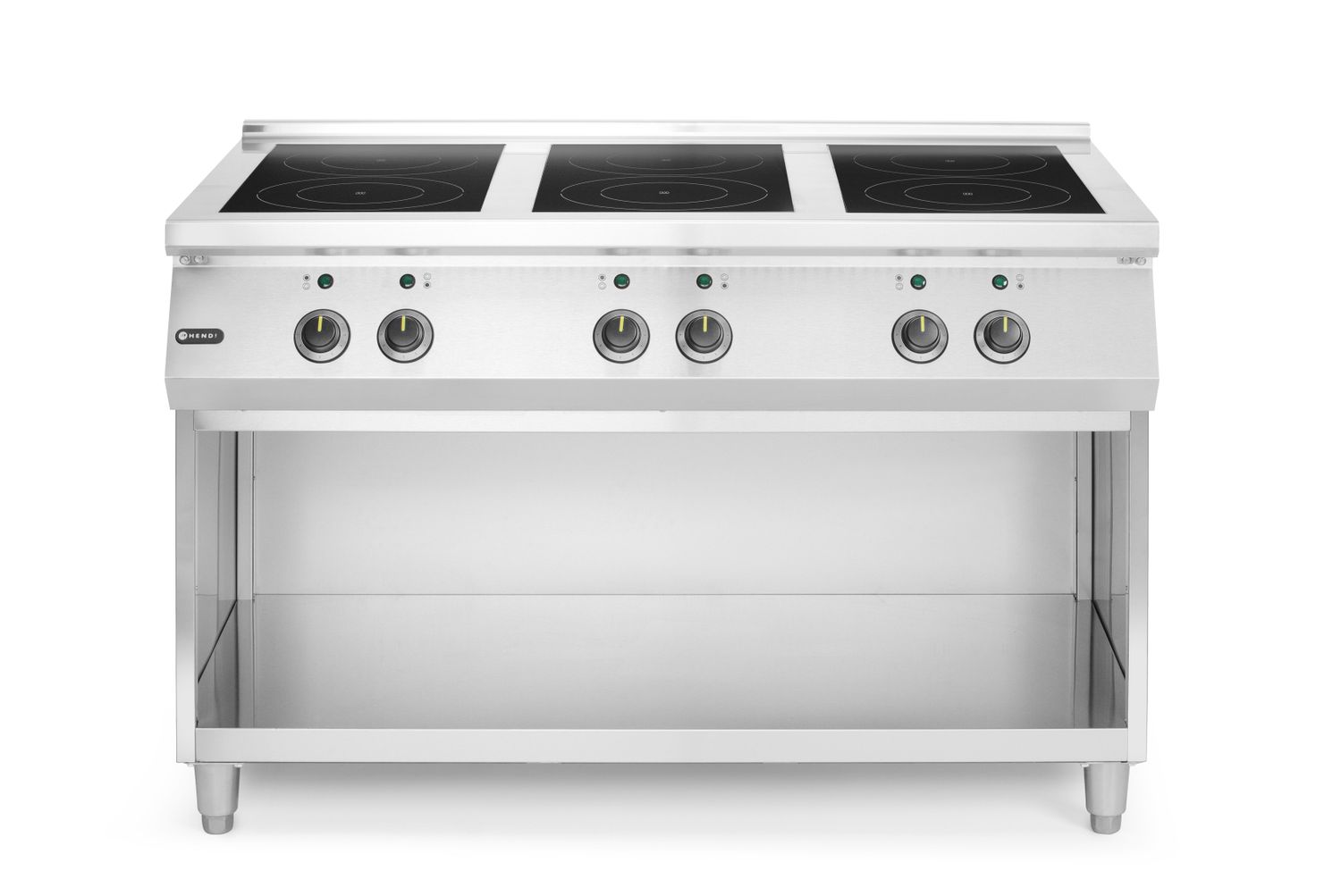 Induktsioonpliit 6 pliidiplaadiga, HENDI, 400V/25500W, 1200x700x(H)890mm