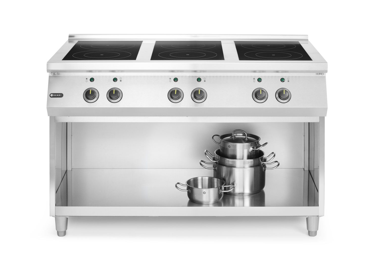 Induktsioonpliit 6 pliidiplaadiga, HENDI, 400V/25500W, 1200x700x(H)890mm - Image 3