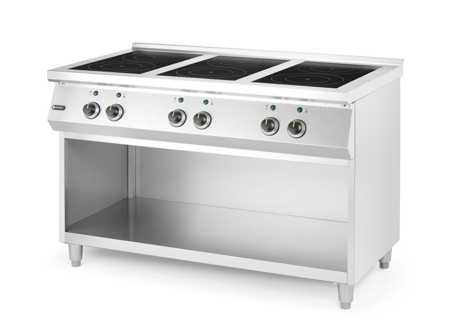 Induktsioonpliit 6 pliidiplaadiga, HENDI, 400V/25500W, 1200x700x(H)890mm