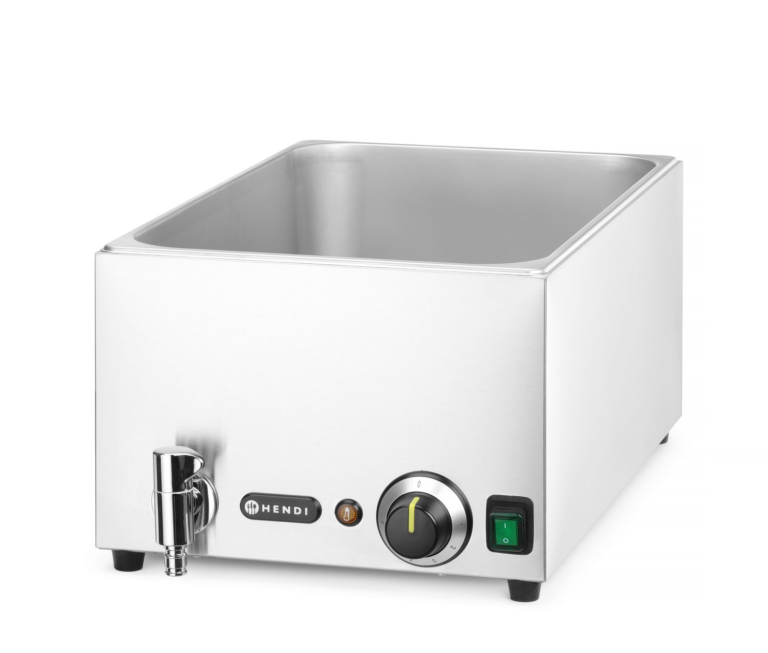Tühjendukraaniga veevann Ranger, HENDI, GN (H)150mm, GN 1/1, 230V/1000W, 576x334x(H)241mm