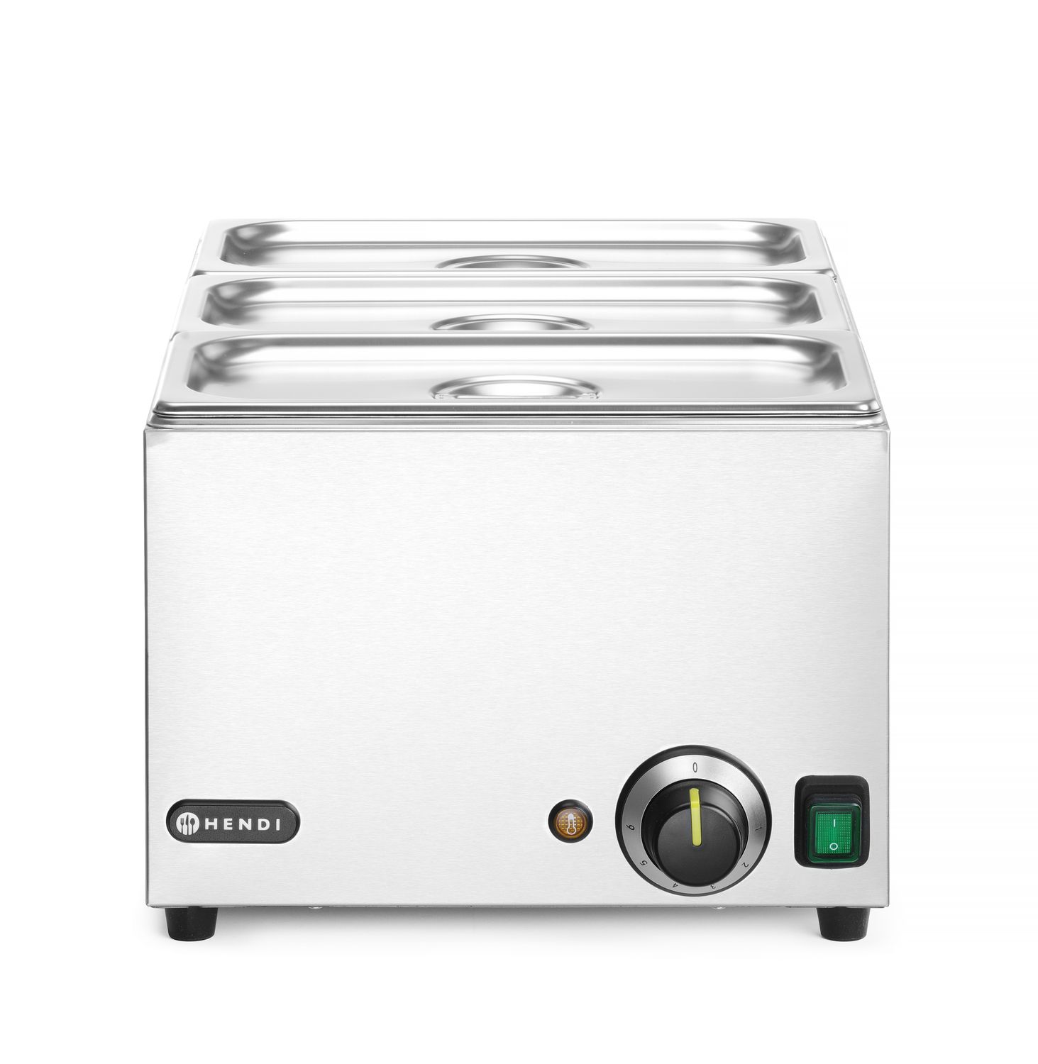 Komplekt: Bain-marie RANGER + 3x GN 1/3 koos kaanega, HENDI, GN (H)150mm, GN 1/1, 230V/1000W, 590x332x(H)242mm