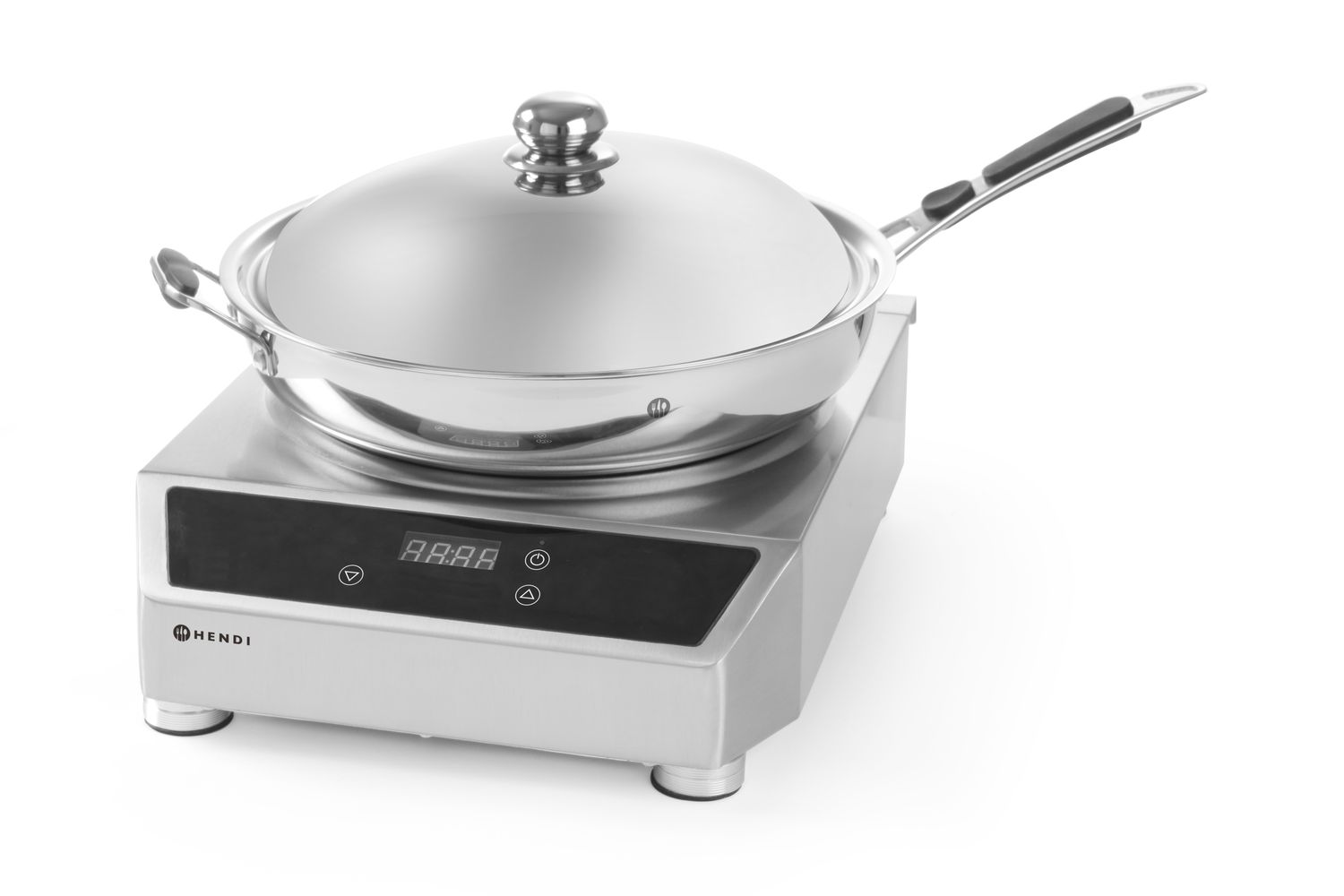 WOK-induktsioonpliit 3500, HENDI, Profi Line, induktsioon-WOK + WOK-pann, 230V/3500W, 340x450x(H)295mm