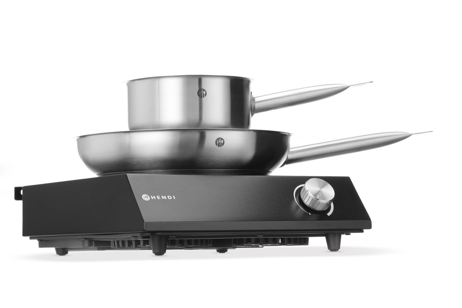 Komplekt: Induktsioonpliit 3500W + kastmepann + praepann, HENDI, Must, 230V/3500W, 320x395x(H)95mm - Image 4