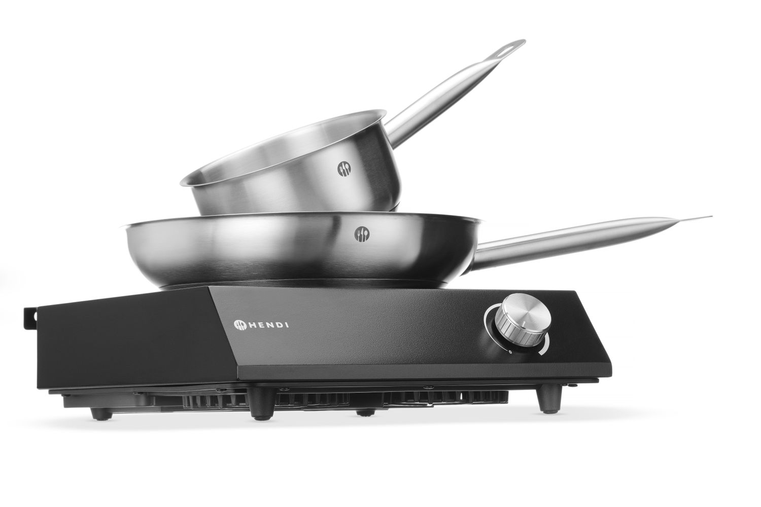 Komplekt: Induktsioonpliit 3500W + kastmepann + praepann, HENDI, Must, 230V/3500W, 320x395x(H)95mm - Image 5