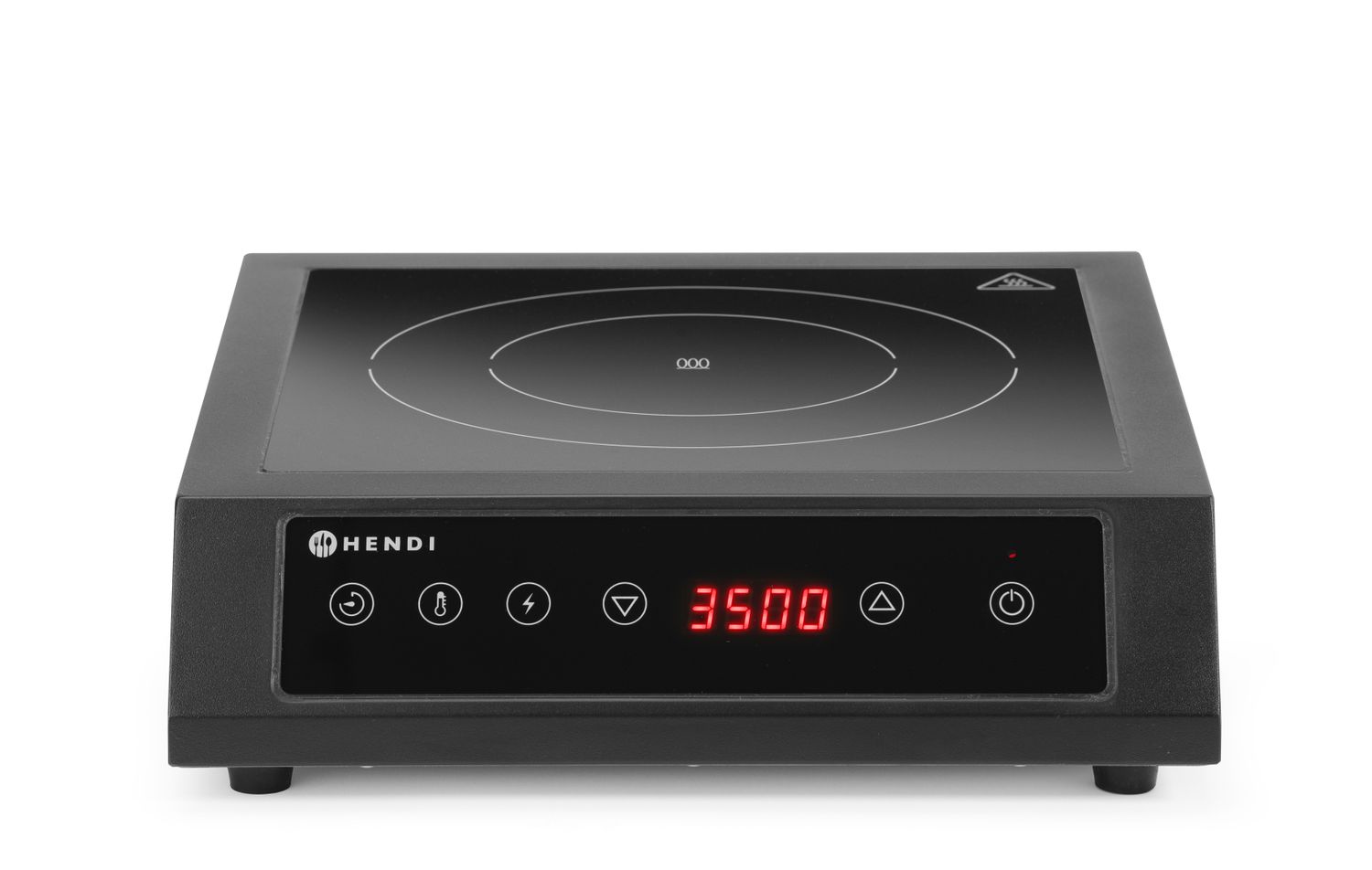 Induktsioonpliit 3500 D XL, HENDI, Must, 230V/3500W, 355x400x(H)100mm