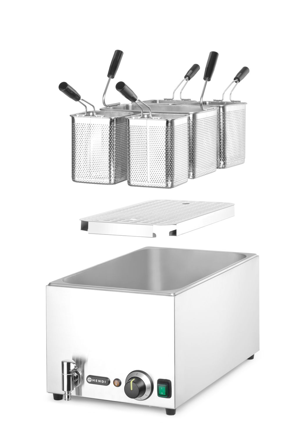 Pasta pliit, HENDI, 25L, 230V/3500W, 601x326x(H)279mm - Image 9