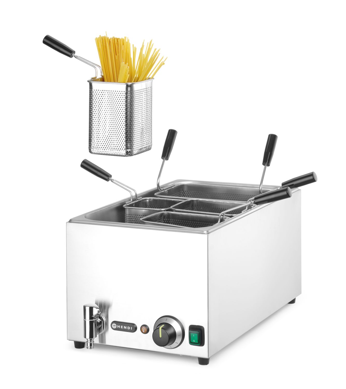 Pasta pliit, HENDI, 25L, 230V/3500W, 601x326x(H)279mm - Image 8