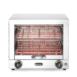 Röster Milan-Toast + 6 röstimisresti, HENDI, 230V/3000W, 450x390x(H)400mm